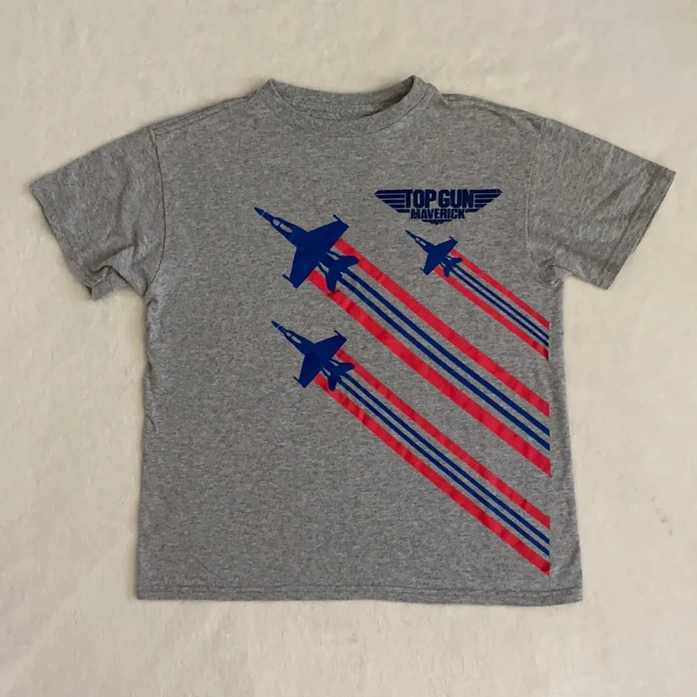 Top Gun Maverick | Military Fighter Jets USA Patriotic Graphic T-Shirt (L 10/12) - Picture 2 of 14